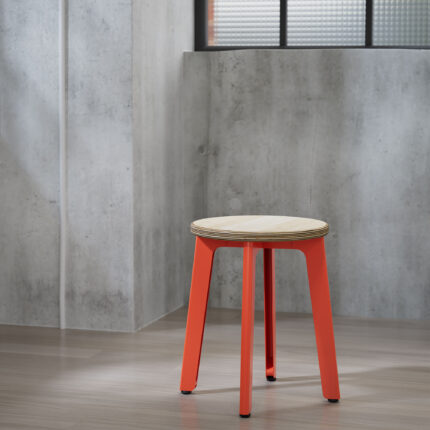 troupe steel stool and bench
