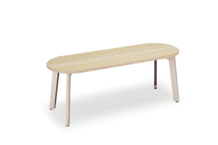 troupe steel stool and bench
