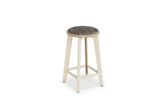 troupe steel stool and bench
