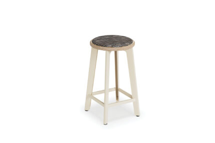 troupe steel stool and bench