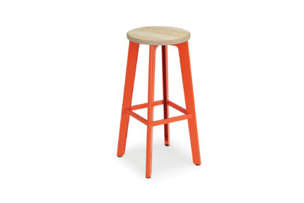 troupe steel stool and bench