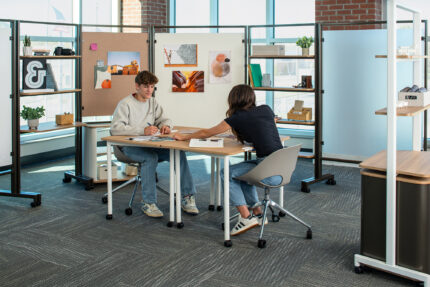 rollic mobile furniture, nerita sustainable molded chair