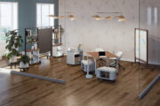 rollic mobile furniture collection, nerita sustainable molded chair, vesta portable battery-powered charging