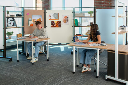 Rollic mobile furniture, nerita sustainable molded chair