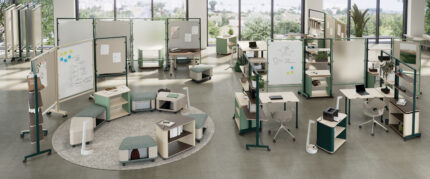 Rollic mobile furniture, Nerita seating